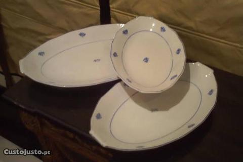 Candal - 3 travessas porcelana