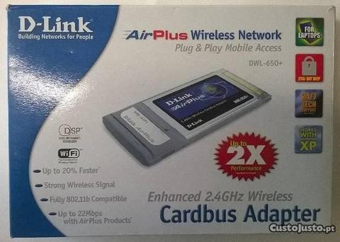 Placa wifi PCMCIA da D-Link