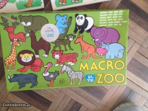 Puzzle animais do zoológico