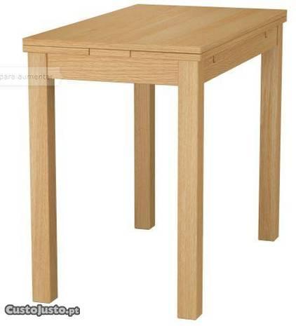 Mesa cozinha castanha Bjursta 50/70/90x90 cm IKEA