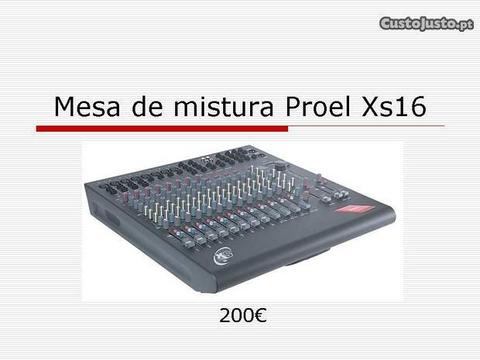 Mesa de mistura Proel XS 16