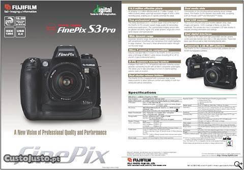 Câmara fotográfica Fujifilm FinePix S3 Pro
