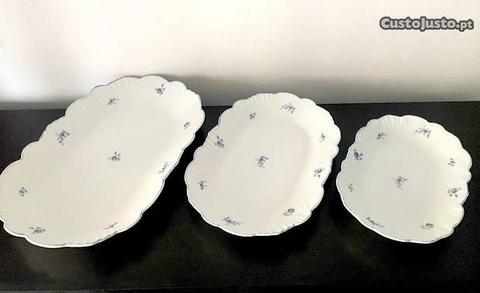 Travessas Vista Alegre antigas - serviço porcelana