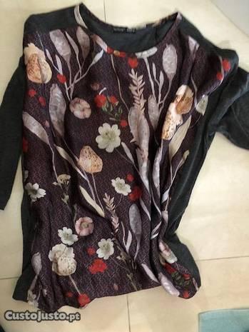 Camisola estampada zara em xl