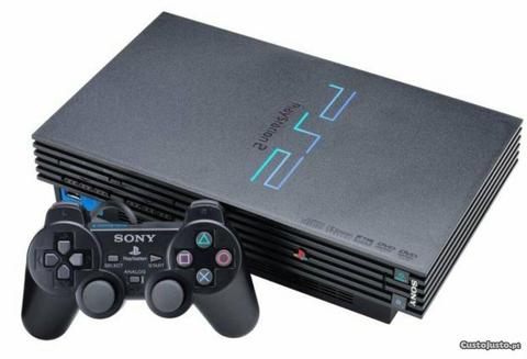 Consola Playstation 2 com 1 comando