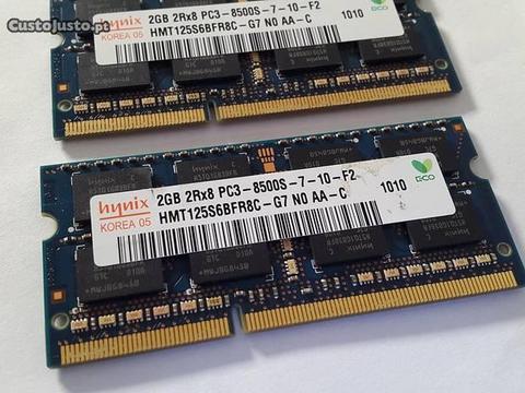 Memoria RAM 4GB (2x2GB) ddr3