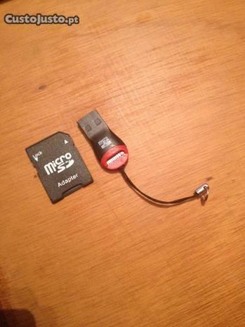 Adaptador USB para cartões micro SD