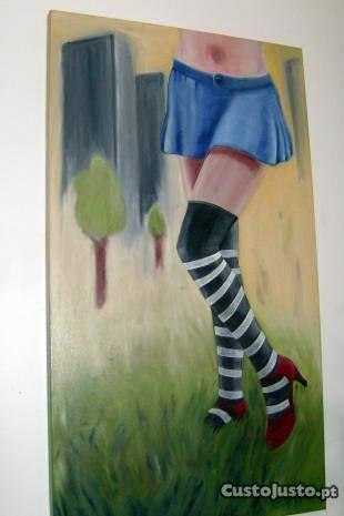 Quadro pintado a óleo: Dream Girl
