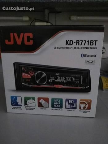 Rádio JVC novo em caixa com bluetooth