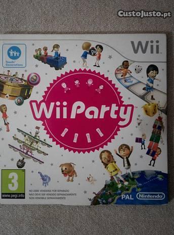 Jogo original wii party c 80 mini jogos