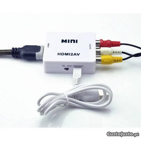 Conversor Video HDMI para AV/3RCA (PS3/PS4)