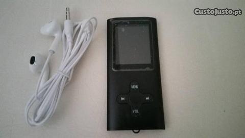 Leitor MP3 / MP4 com 8GB - Novo