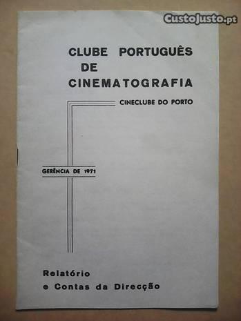 CINECLUBE PORTO - Relatório e Contas Direcção 1971
