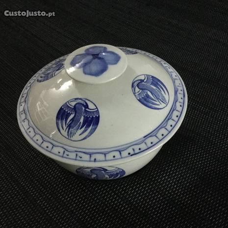Pote de Porcelana Chinesa anos 70 orig Moçambique