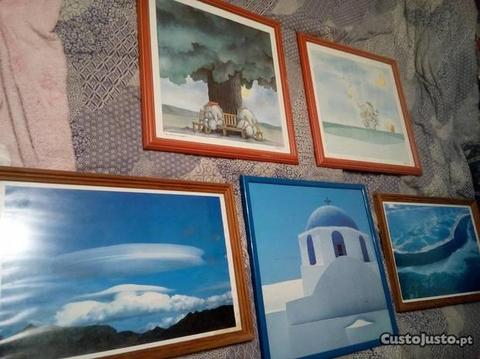 Conjunto de 5 Quadros Decorativos