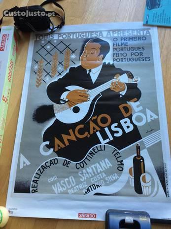 Reprodução Poster do filme - Uma Canção de Lisboa