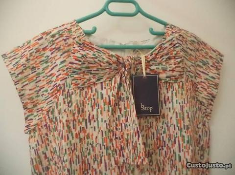 Vestido de Algodão para menina - Novo