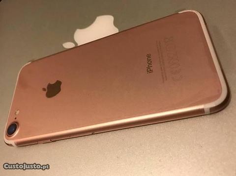IPhone 7 rosa dourado 128 gb como novo