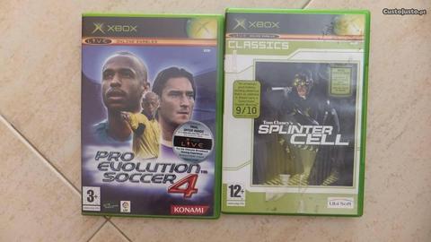 Xbox - Pro Evolution Soccer 4 + Splinter Cell
