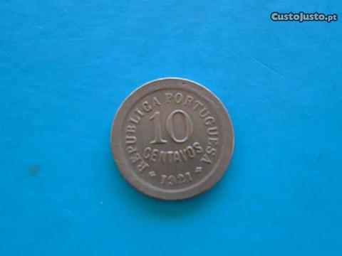 10 Centavos 1921 Cupro-Niquel