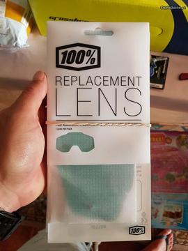 Lente espelhadas para óculos 100