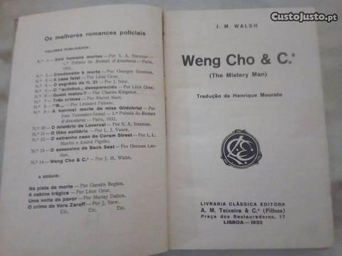 Livro Antigo Weng Cho