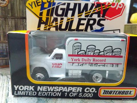 Ford F800 Truck York Edição Limitada Matchbox