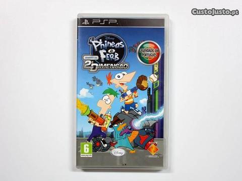 Phineas E Ferb 2A Dimensão Sony Playstion PSP