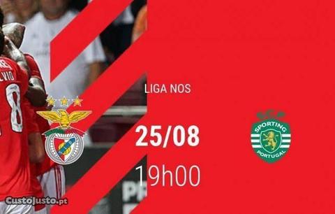 Bilhetes Benfica Sporting