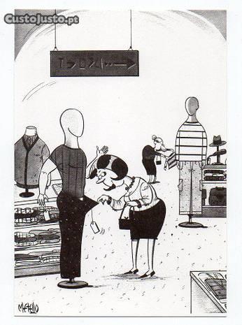 Salão de Caricatura - postal ilustrado