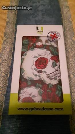 Capa Hard Case Samsung J5 -2016 -Red Roses Skull