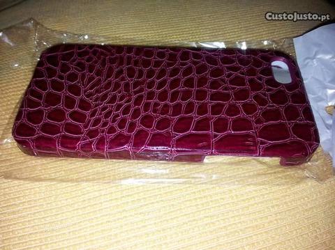Hard Case Dark Red Alligator - Iphone 5 - 5 G