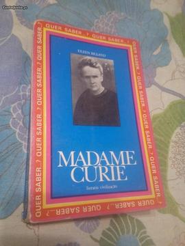 Livro Antigo Madame Curie