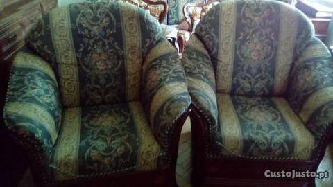 Conjunto de 2 sofás individuais