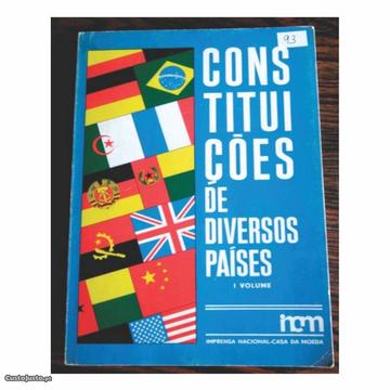 Constituições de Diversos Países - 1º Volume