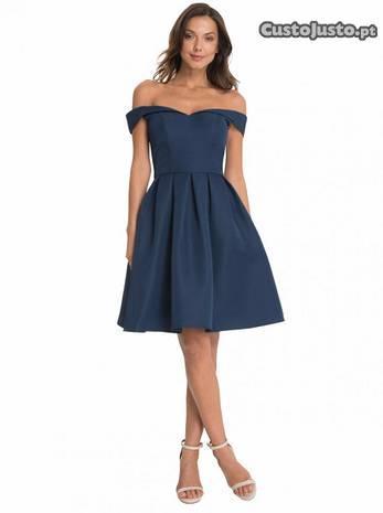 Vestido Azul Marinho - NOVO com Etiqueta - Tam. M