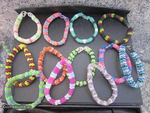 pulseira pulseiras várias cores