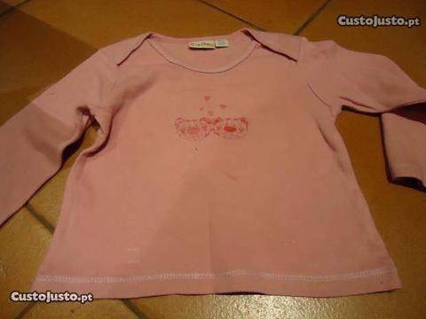 Camisolinha para menina de 24 meses