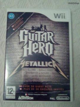 Jogo Wii Guitar Hero Metallica