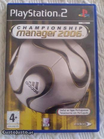 Championship Manager 2006 Jogo Futebol PS2 PlaySt