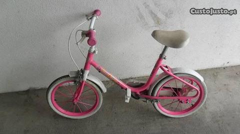 bicicleta barbie de menina