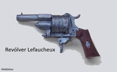 Miniatura de revólver Lefaucheux - chumbo colorido