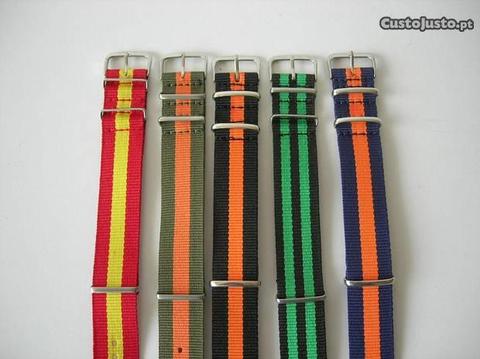 Braceletes Nato Nylon 22mm