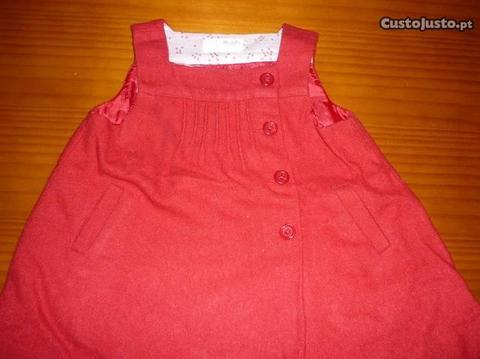 Vestido Fazenda Zara 6-9 Meses Baratíssimo