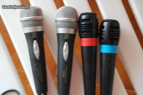 Microfones com fio