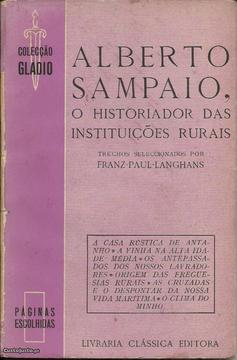 Alberto Sampaio, historiador das instituições