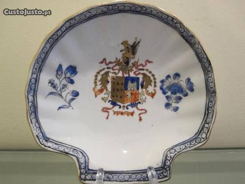 Aneleira Brasonada Porcelana Chinesa XX