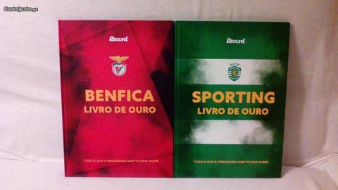 Coleção completa Livro Ouro Benfica/Sporting