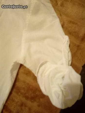 Blusa comprida cor branca