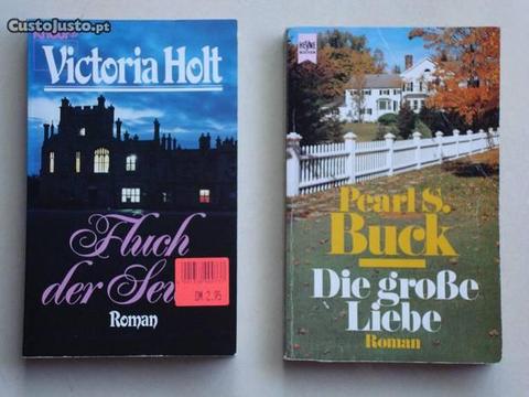 2 Livros de bolso, em alemão / 2 Taschenbücher